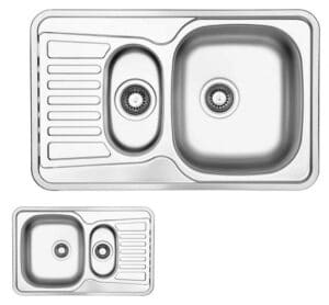 سینک ظرفشویی توکار فرامکو - FARAMCO مدل 2