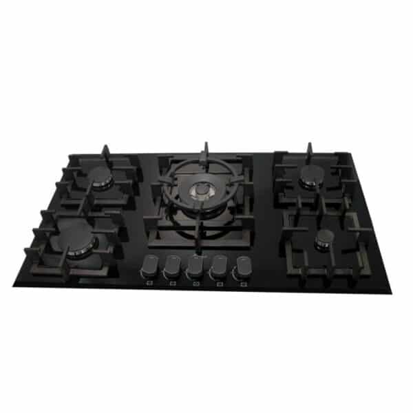 اجاق گاز صفحه ای پنج شعله بیمکث مدل MG 0024 Vetro Nova