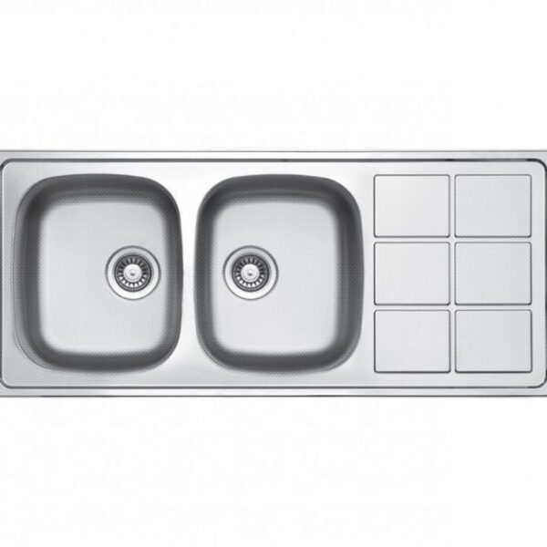 سینک ظرفشویی توکارلتو کد TX48