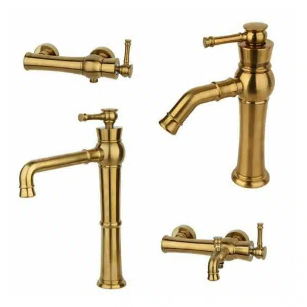 ست شیرآلات اهرمی راسان مدل طلامات