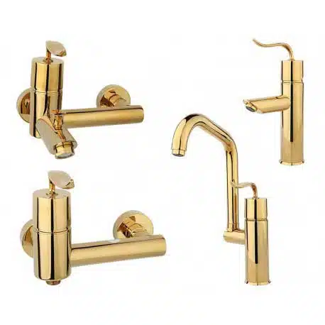 ست شیرآلات اهرمی راسان مدل پالادیوم